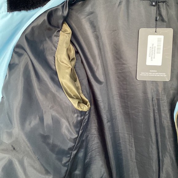 Blue Puffer Coat - Picture 8 of 8